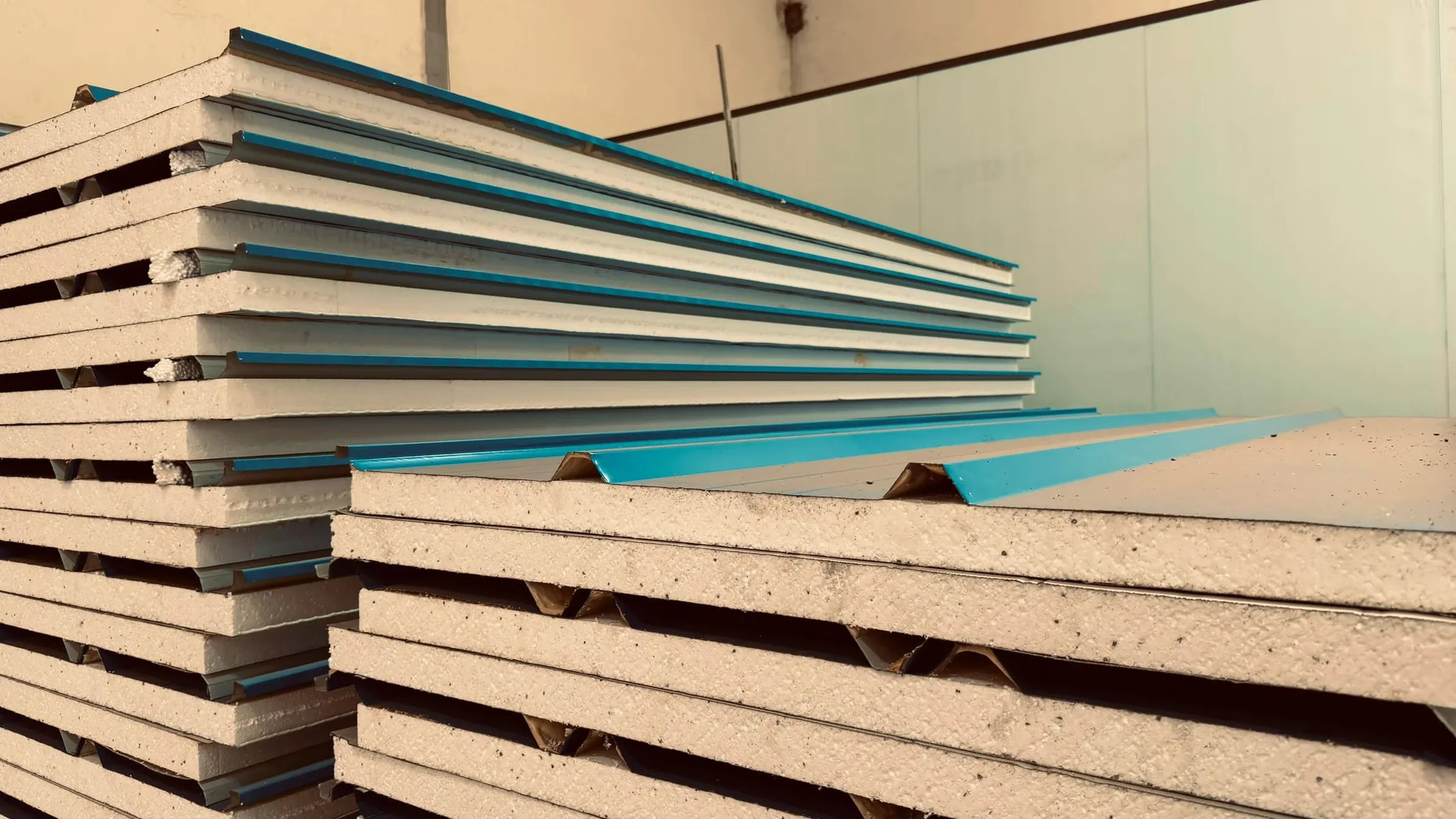 Insulated sandwich roof panels manufactured by SPECO in Juba
